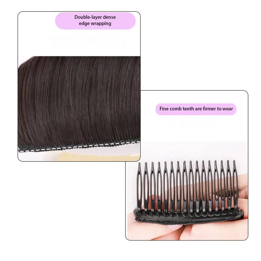 Natural Hair Pad Nature Blend Seamlessly 15.00*10.00*2.00cm Very Popular 18g Highest Rated Long Lasting Hair Pad Piece