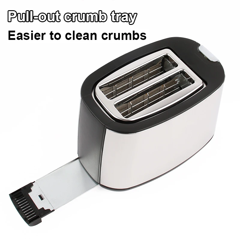 For 110V/220V Electric Toaster Sandwich Maker Grill 2 Slices Slot Cooking Toast Oven Household Breakfast Baking Machine Heater