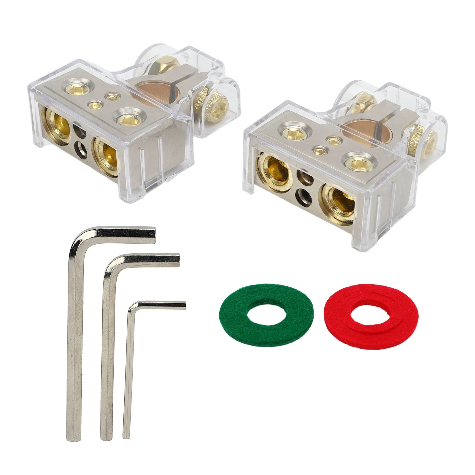 

Battery Terminal Connectors Compact AWG Battery Terminal Zinc Alloy High Conductivity Reduce Current Loss for