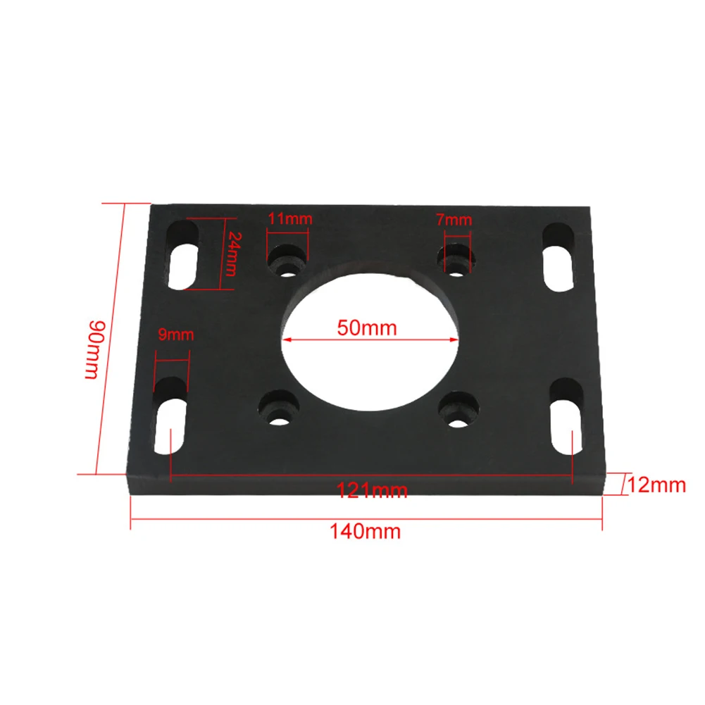 Precision CNC Cut Mounting Plate for 86 Series Motor Reducer Assemblies Featuring Low Vibration Profile and Support