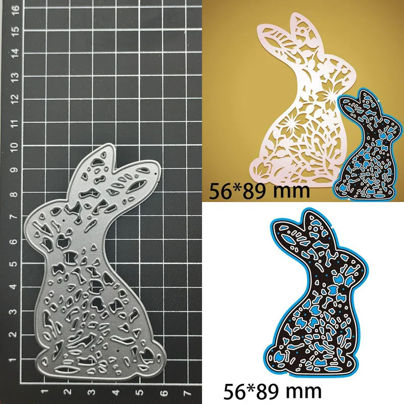 

Easter Bunny Metal Cutting Dies Stencil Template For DIY Scrapbooking Embossing Paper Cards Album Making Decorative Craft Dies C