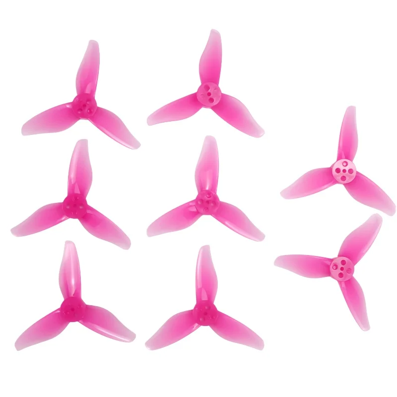 4 أزواج/8 قطع Gemfan2023 2X2.3X3 3 شفرات مسواك المروحة 1.5 مللي متر لطائرة سباق بدون طيار FPV