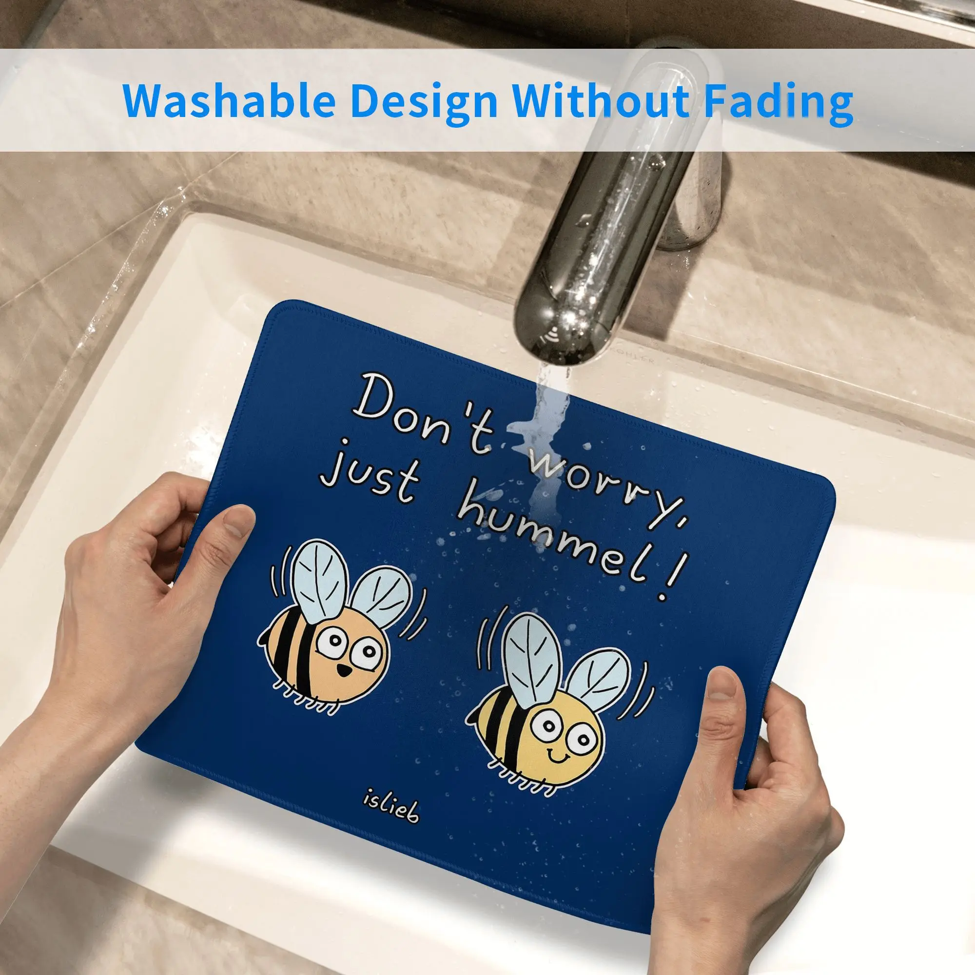 لا تقلق، فقط همل! لوحة الماوس لوحة المفاتيح الكمبيوتر الماوس حصيرة الألعاب الكمبيوتر المحمول مكتب حصيرة مكتب الملحقات الجدول الحصير