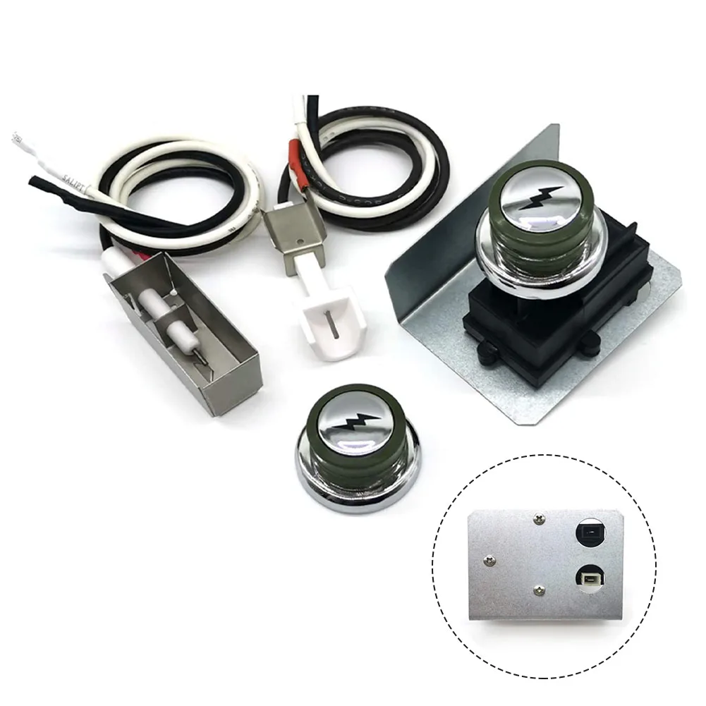 Ignition Kit For Weber Grill Replacement Ignitor Kit 67726 1819-51&1836-32 Outdoor Baking BBQ Grill Ignition Module