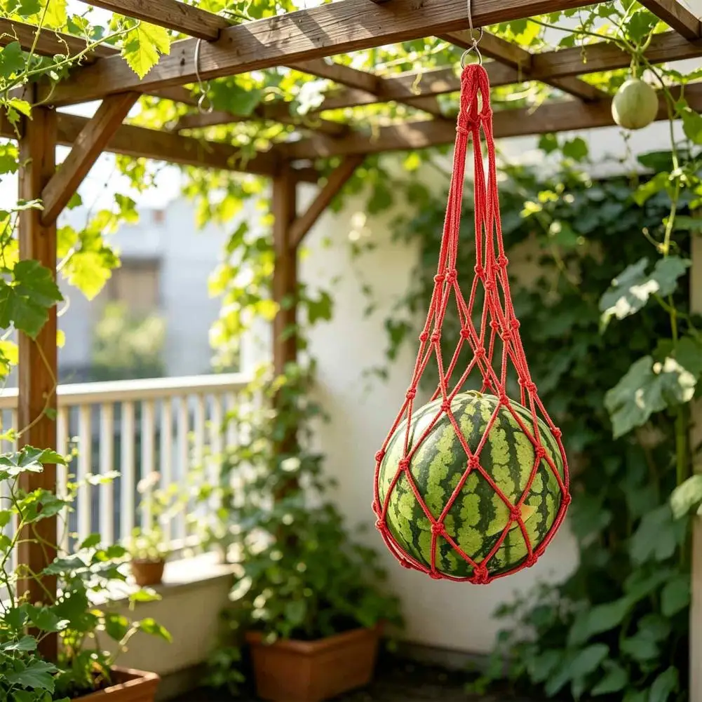 Watermelon Support Net Fruit Hammock for Garden 10pcs Watermelon Sling Nets Reusable Mesh Fruit Support Hammocks for Cantaloupe