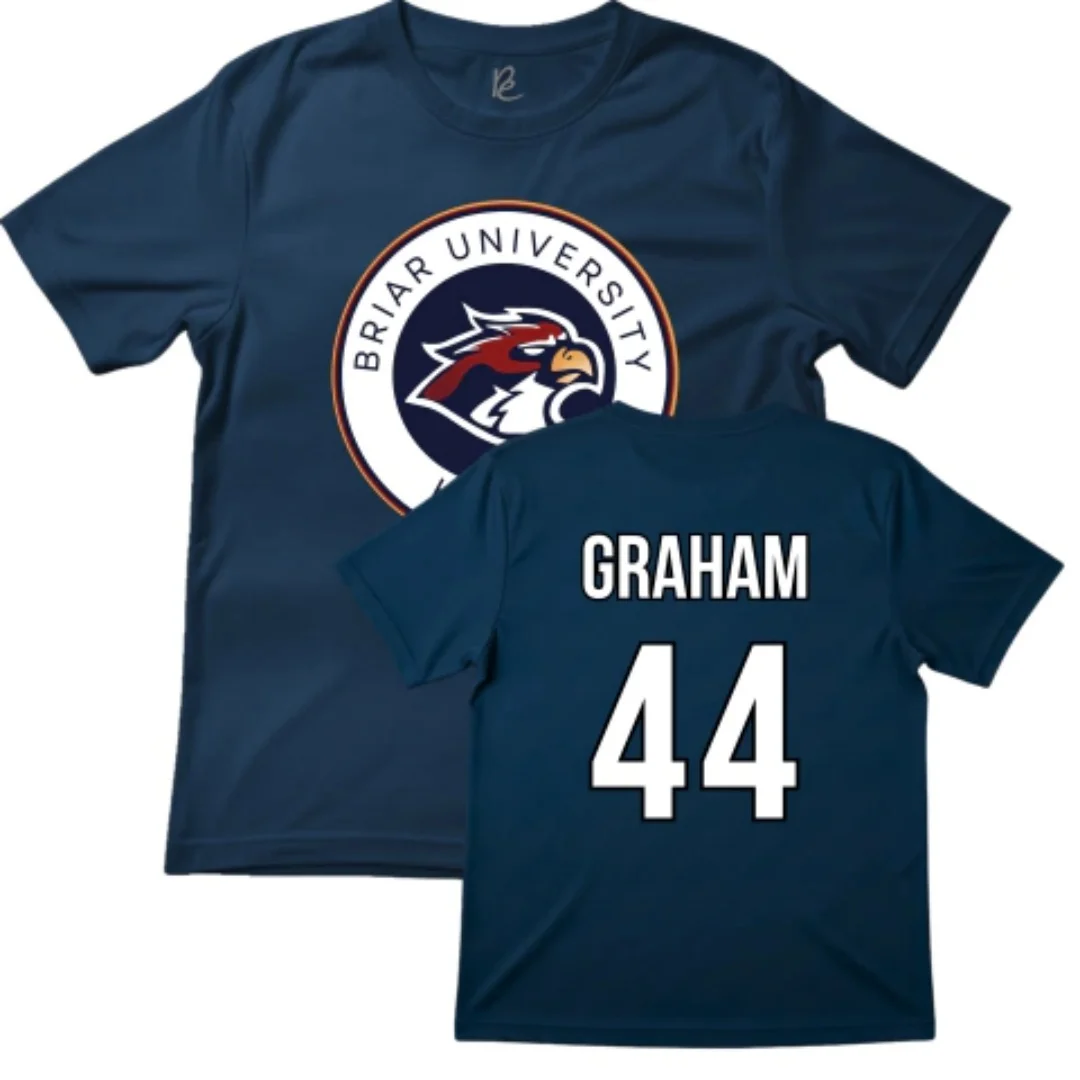 Off Campus Briar University No.44 Garrett Graham jersey Summer Sports Pure cotton Men's T-Shirt Kid's Clothing Tee Y2k Woman ﻿