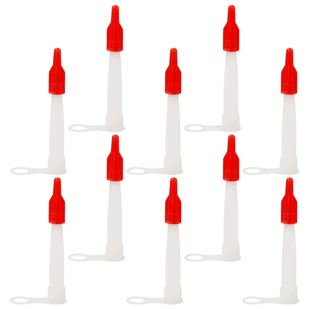 10 قطعة فوهات تمديد السد شكل مدمج أداة السد تسرب فوهة نصائح السد نصائح السد تمديد فوهة #2