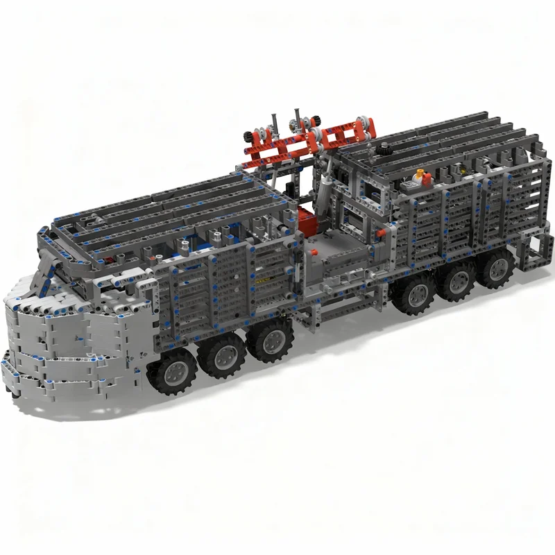 3414pcs MOC Technical Apocalyptic Land Train Engine Model Toy Building Blocks Architecture Christmas Gift DIY Creative Education