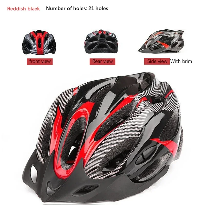 Adult Bicycle Helmet Ventilated Integral Bike Helmet Multi-purpose Adjustable Cycling Sports Safety Helmet Casco Bicicleta MTB