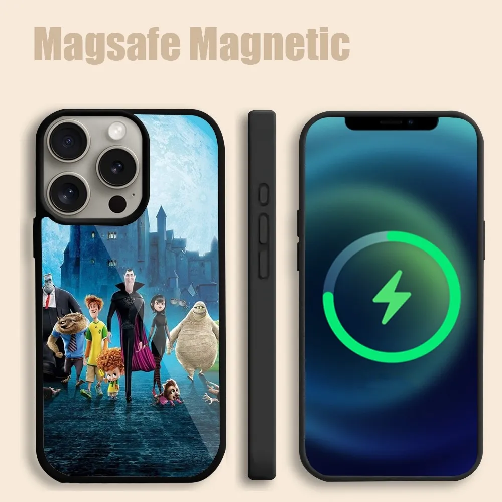 Hotels T-Transylvanias Transformania  Phone Case For iPhone 15 14 13 12 11 Pro Max Plus Magsafe Magnetic Wireless Charging Cover