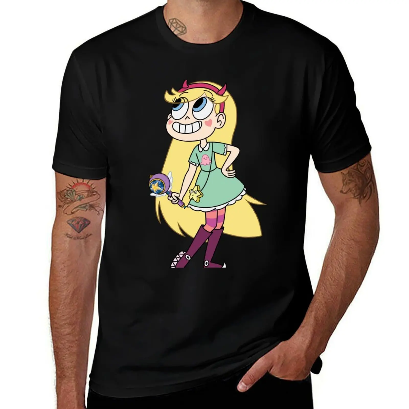 

Star butterfly T-Shirt Casual Breathable Short Sleeve Top