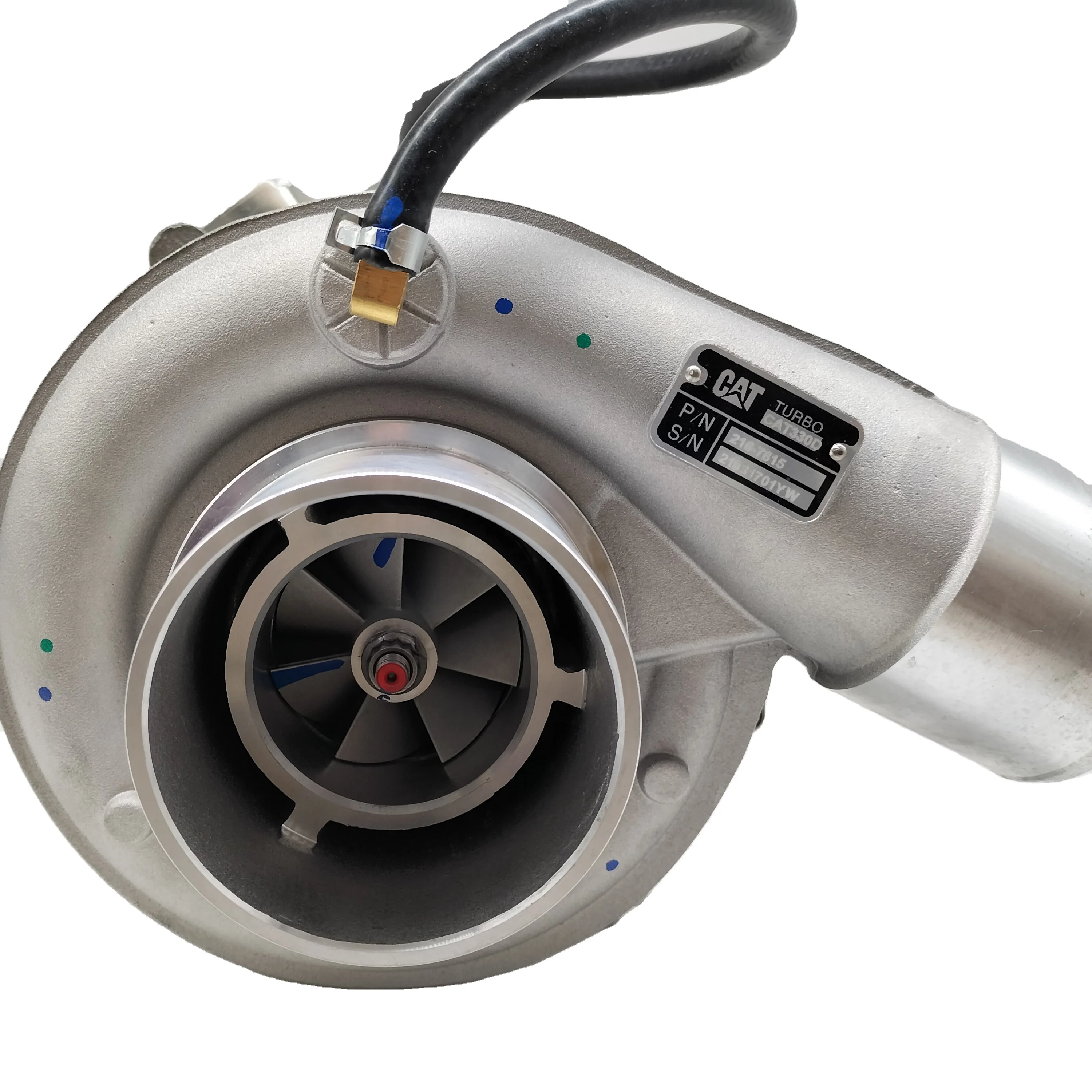 21031701YW 216-7615 Turbocharger Water Cooling With Valve For E330D Excavator