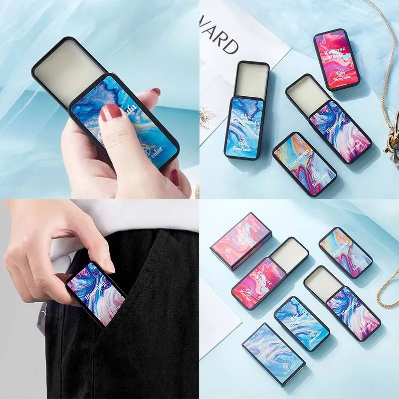 Portable Case Solid Perfume Fragrances Women Men Solid Balm Mild Long Lasting Aroma Deodorant Fragrance Body Antiperspirant