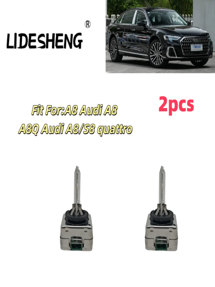 4D0941473 2PCS 6500K HID XENON HEADLIGHT BULBS SET For A8 Audi A8  A8Q Audi A8/S8 quattro