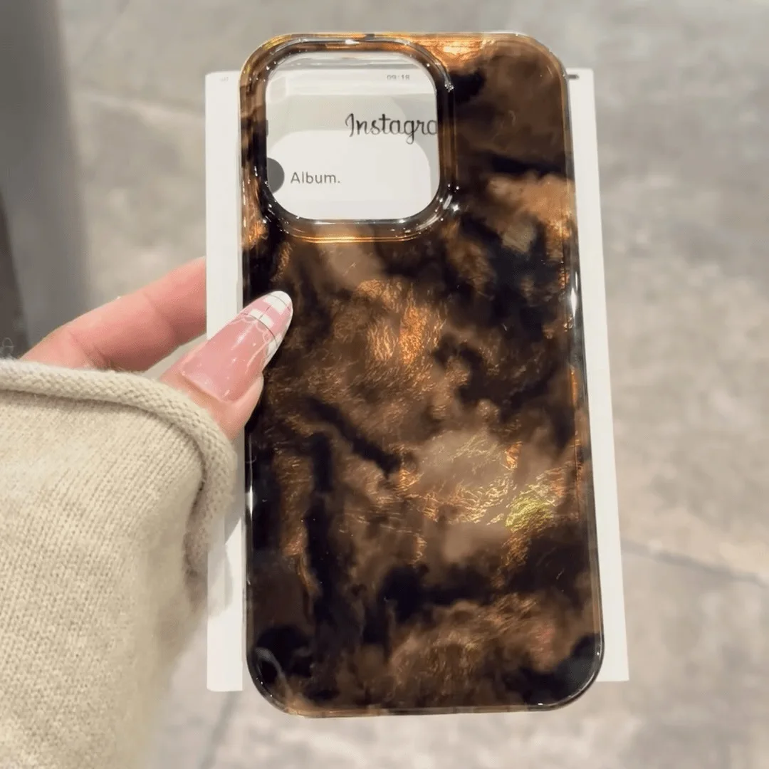 Ámbar otoñal para Apple 15/iPhone13 Feather Shell 12Pro Premium/11puls/Simple 13/x