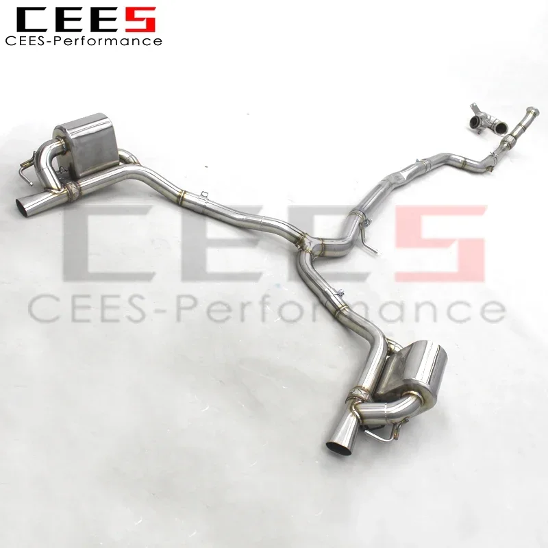 CEES Downpipes Exhaust Pipes for Mercedes-Benz GT43 AMG 3.0T 2019-2023 Stainless Steel Car Escape Full Catback Exhaust Muffler