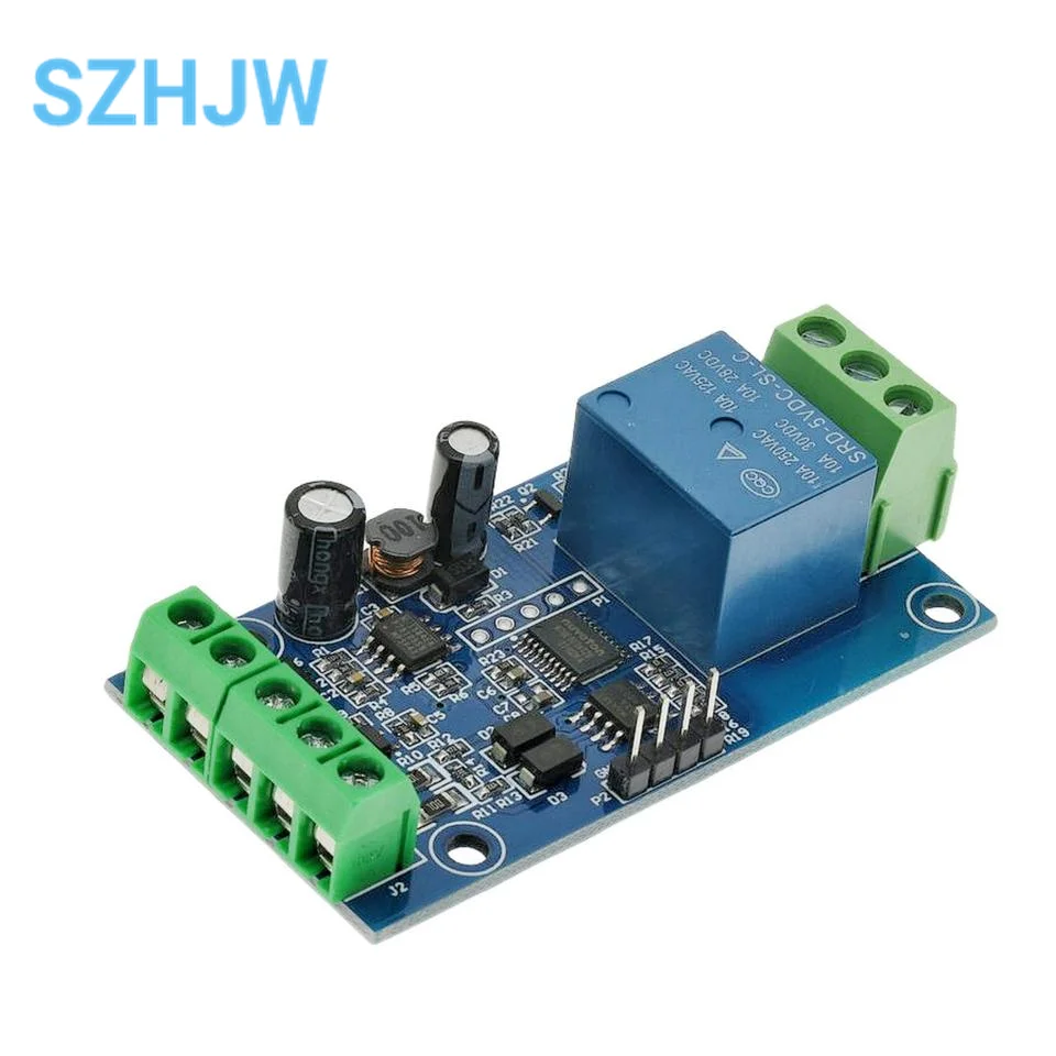 Modbus RTU 7-24V Relay Module RS485/TTL Anti-reverse 1/2 Channel 485 Switch Input 1 2 Way Optical Coupler 12V Output for Arduino