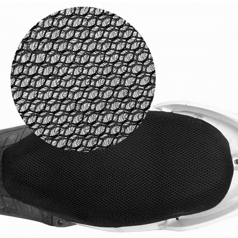 1PCS Motorcycle Seat Cushion Cover S/M/L/XL/XXL/XXXL Net 3D Mesh Protector Insulation Cushion Cover Electric Bike Universal