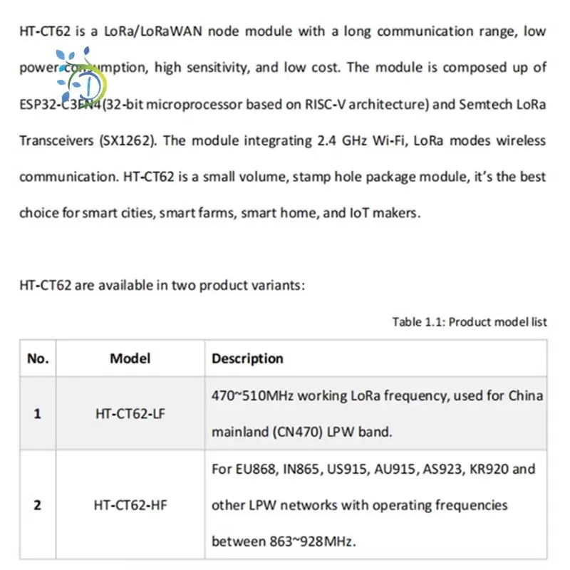 aee1-h-eltec-automation-ht-ct62-esp32c3-sx1262-modulo-de-no-lora-bluetooth-lora-lorawan-node-wifi-modulo-sem-fio
