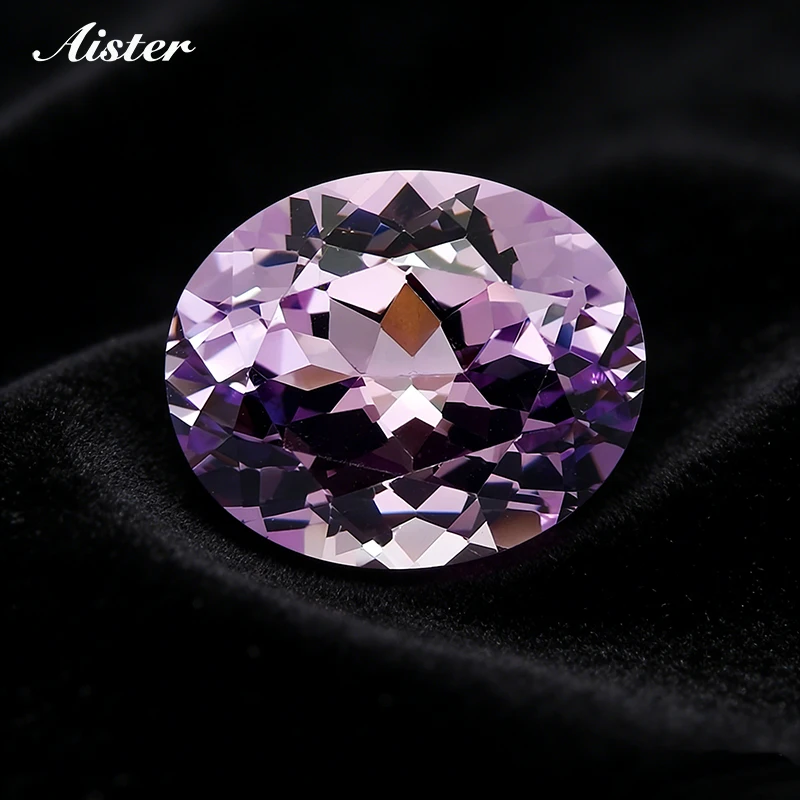 

Top Purplish Blue Lab Grown Sapphire Gemstone Oval Cut Lab Sapphire Diamonds With AGL Certificate for Jewelry Making