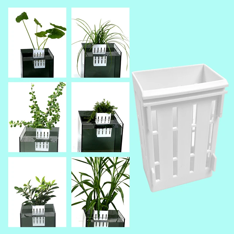 Fish Tank Hydroponic Planting Basket Reusable Aquascapes Decoration for Houseplants