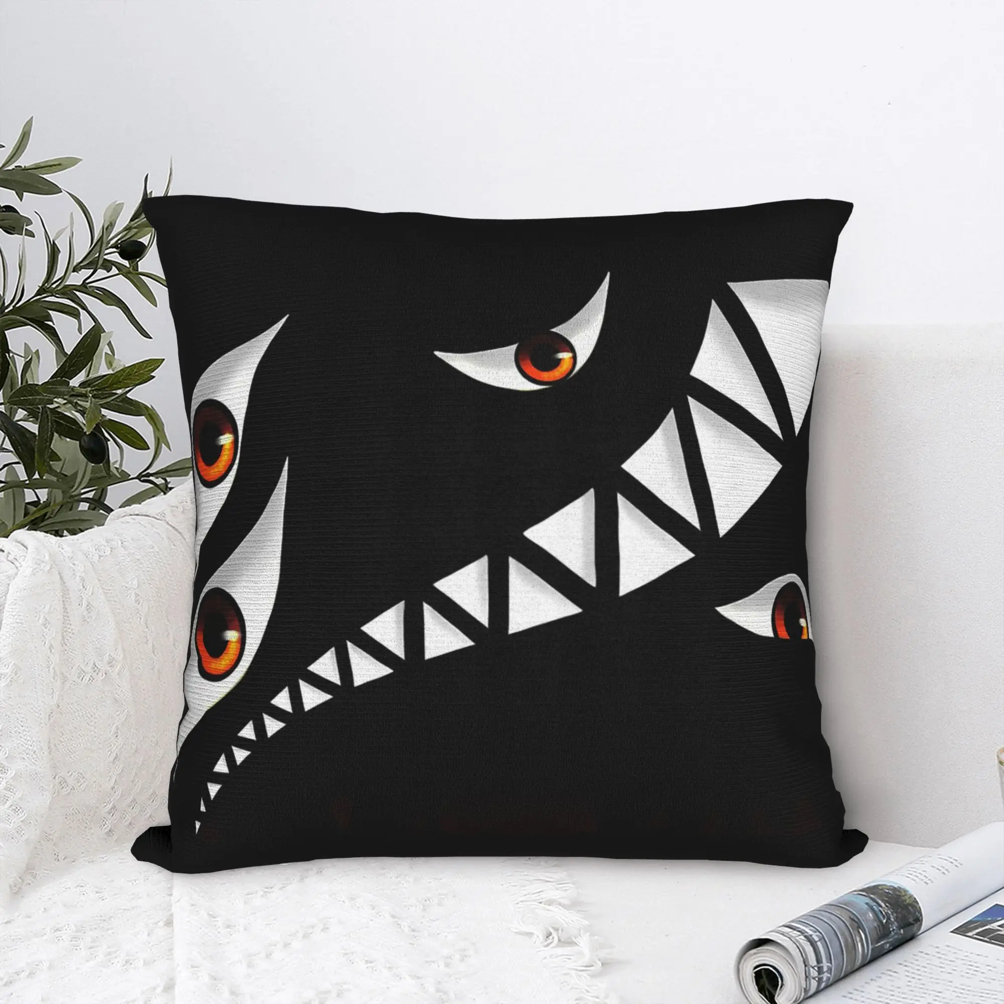 Fullmetal Alchemist Dwarf in the Flask Pillowcase Printing Fabric Cushion Cover Decor  Throw Pillow Case Cover Seat Zipper 40*40