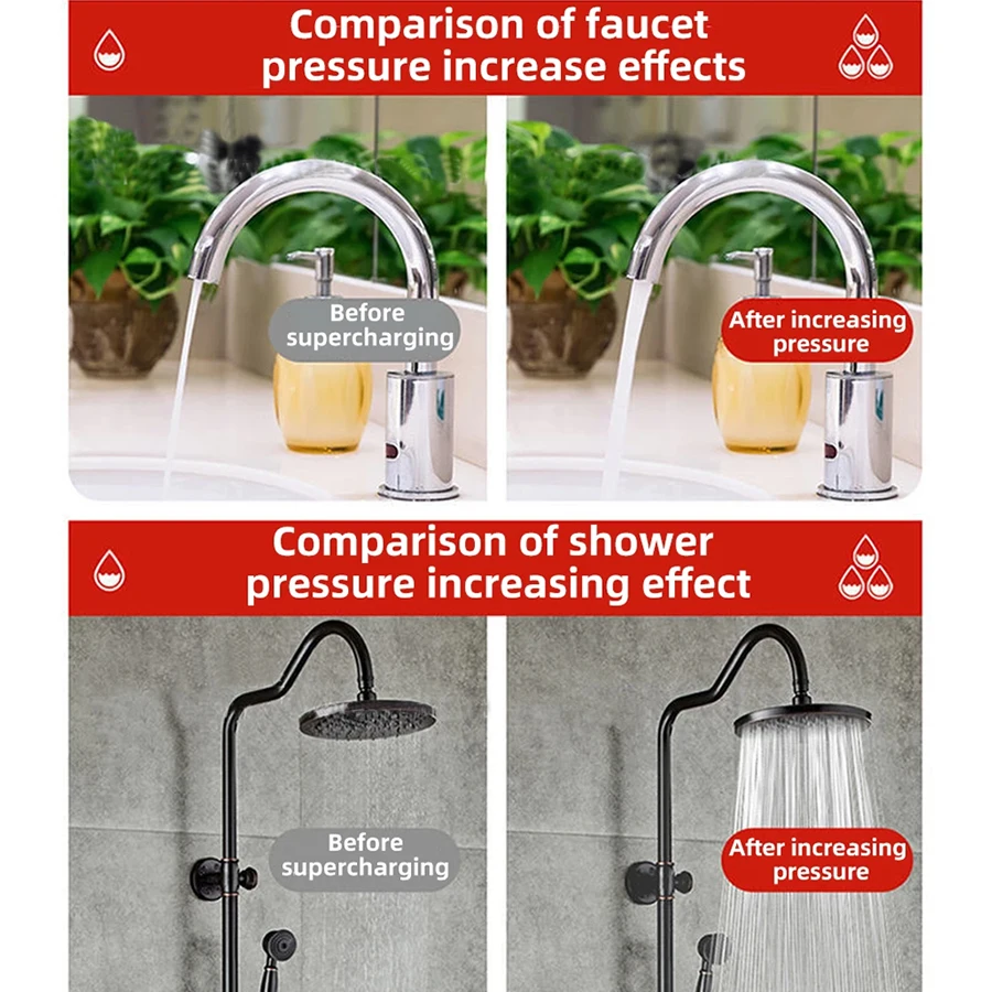 Полностью автоматический бустерный насос давления воды, бесшумный самовсасывающий насос, 320 Вт, 380 Вт, 480 Вт, бустерный насос водонагревателя