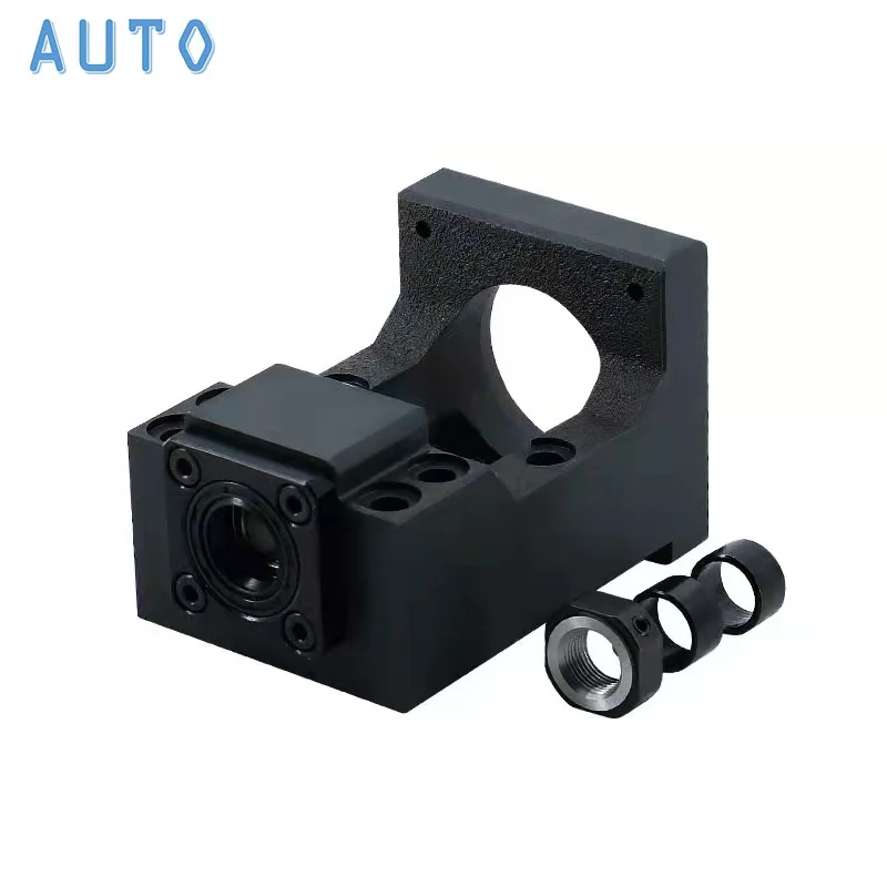 Integrated Bracket Stepping Servo Motor Seat 45# Metal C7 C5 Normal Angular Contact Bearing Support  for NEMA23 24 32 34 Engine