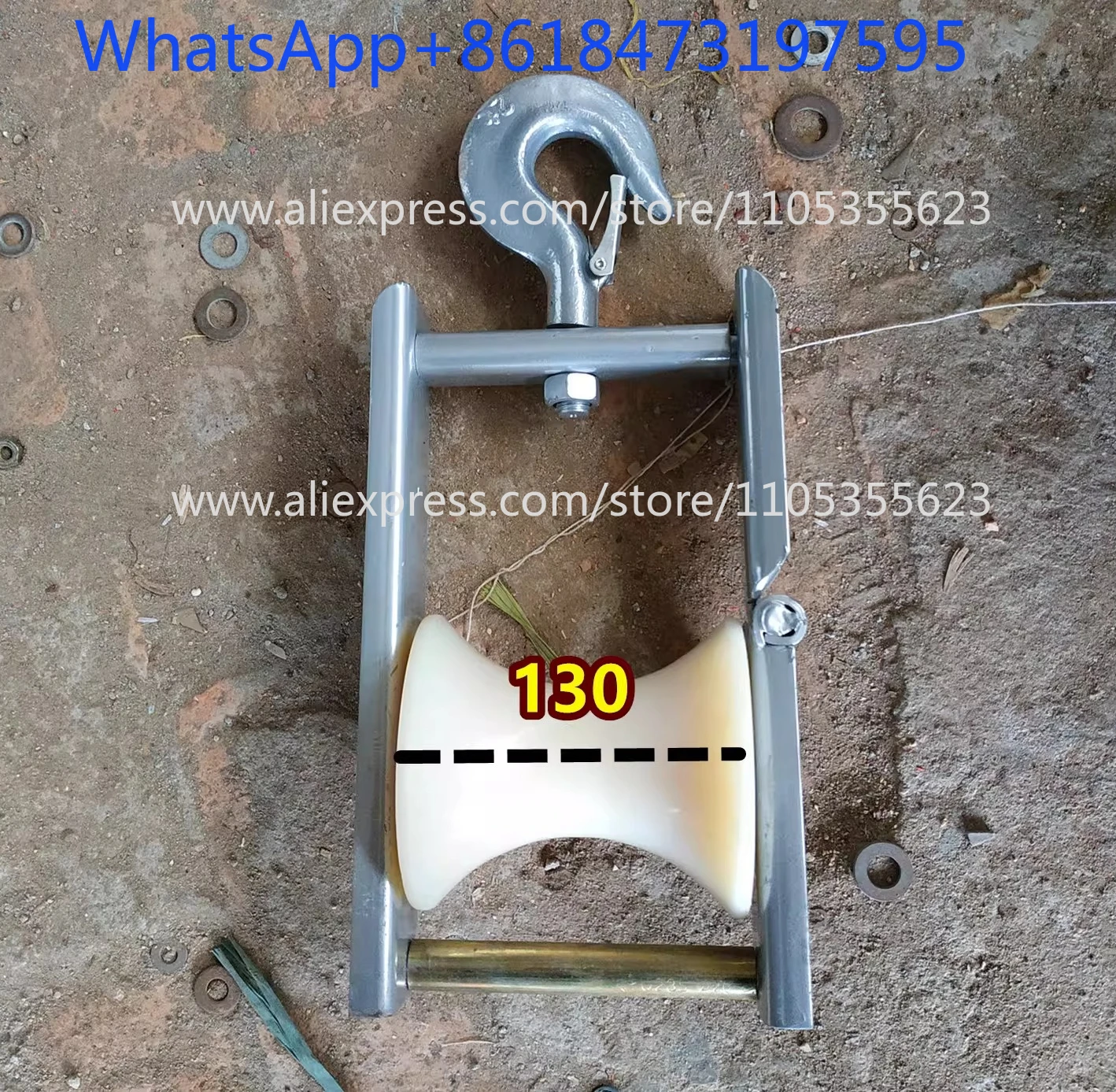 Edge pulley seat hanging dual-purpose  pay-off  cable Edge facing pulley Power pulley
