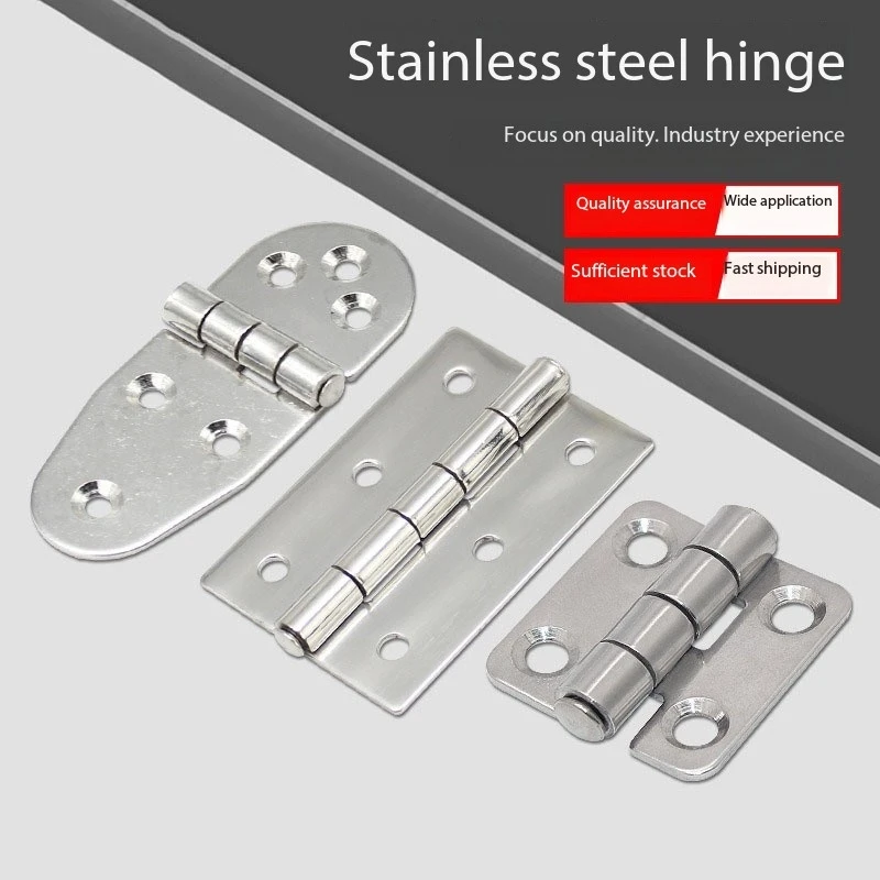 304 stainless steel hinges, thickened heavy-duty hinges, hardware folding cabinet doors, folding accessories, door swing hinges