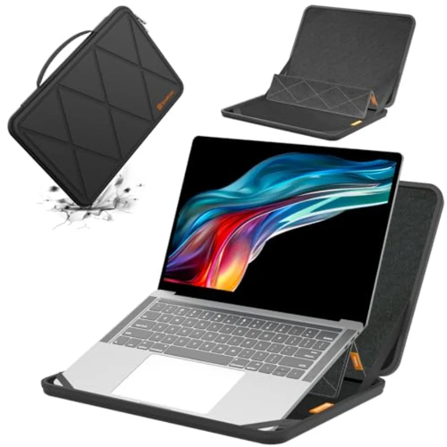 

MS118 Hard EVA Protective Sleeve Case with Stand Compatible for 17.3 inch Envy Laptop 17t/17 OMEN 17 HP 470 G9/G10 Notebook PC