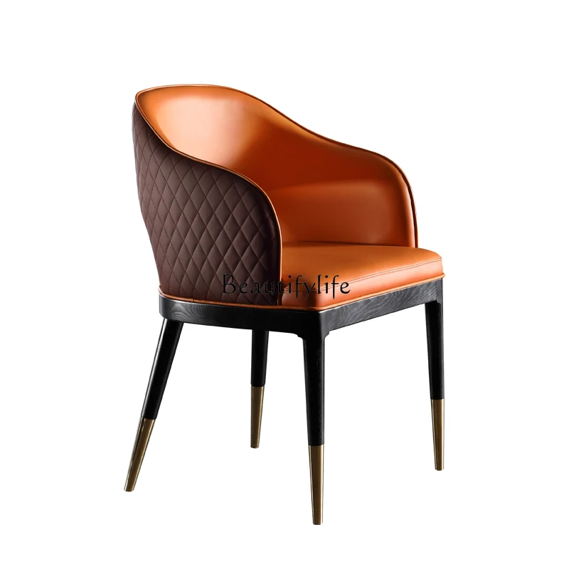 

Nordic Solid Wood Dining Chair Simple Modern Household Solid Wood Chair