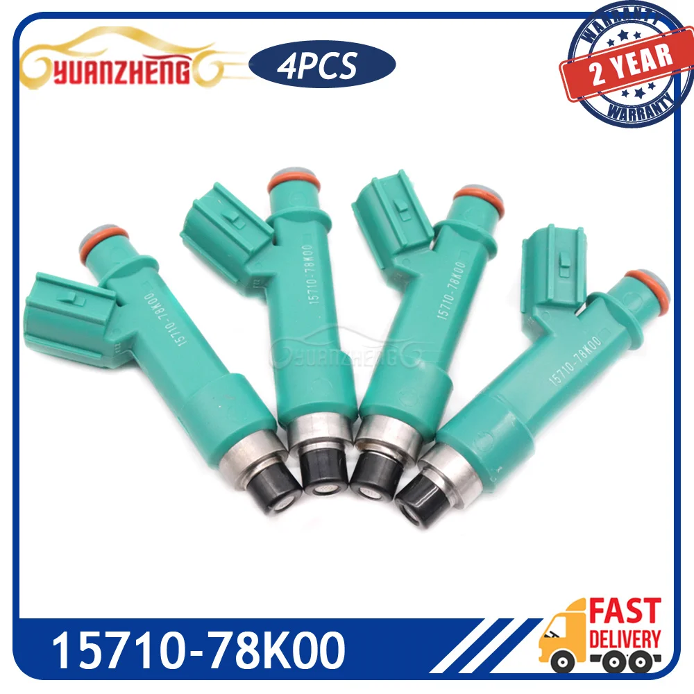 

New 4PCS Fuel Injectors 15710-78K00 1571078K00 For Suzuki Kizashi Grand Vitara 2009-2013 2.4L