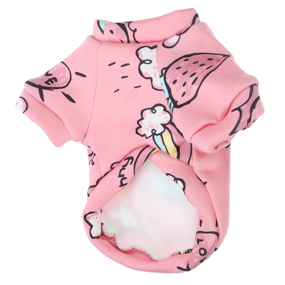 

Pet Clothes Cartoon Dog Outfits Warm Winter Coats for Small Dogs Thick Polyester Comfortable Easy Wear Bright Colors Photos