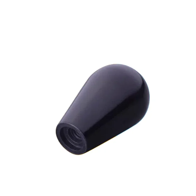 1PCS Oval long handle cover, bakelite handle, bakelite long handle, black copper core, gear rod ball