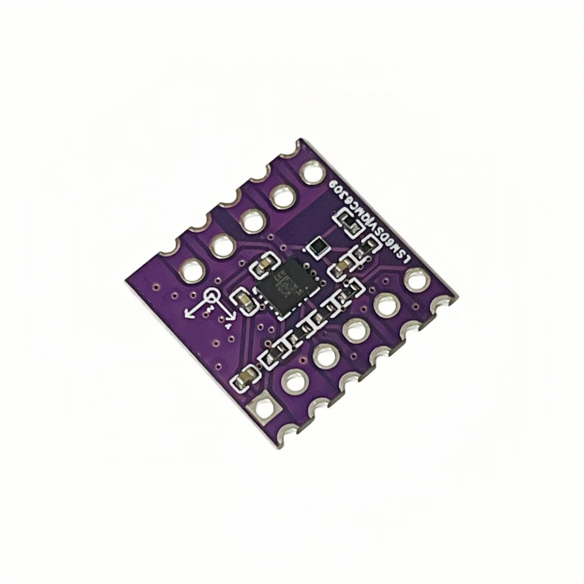 LSM6DSV + QMC6309 9-Axis Sensor Module, Attitude Sensor Gyroscope Accelerometer, Support SPI / I2C Communication
