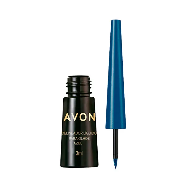 Avon - Delineador Líquido for Olhos Cor:Azul