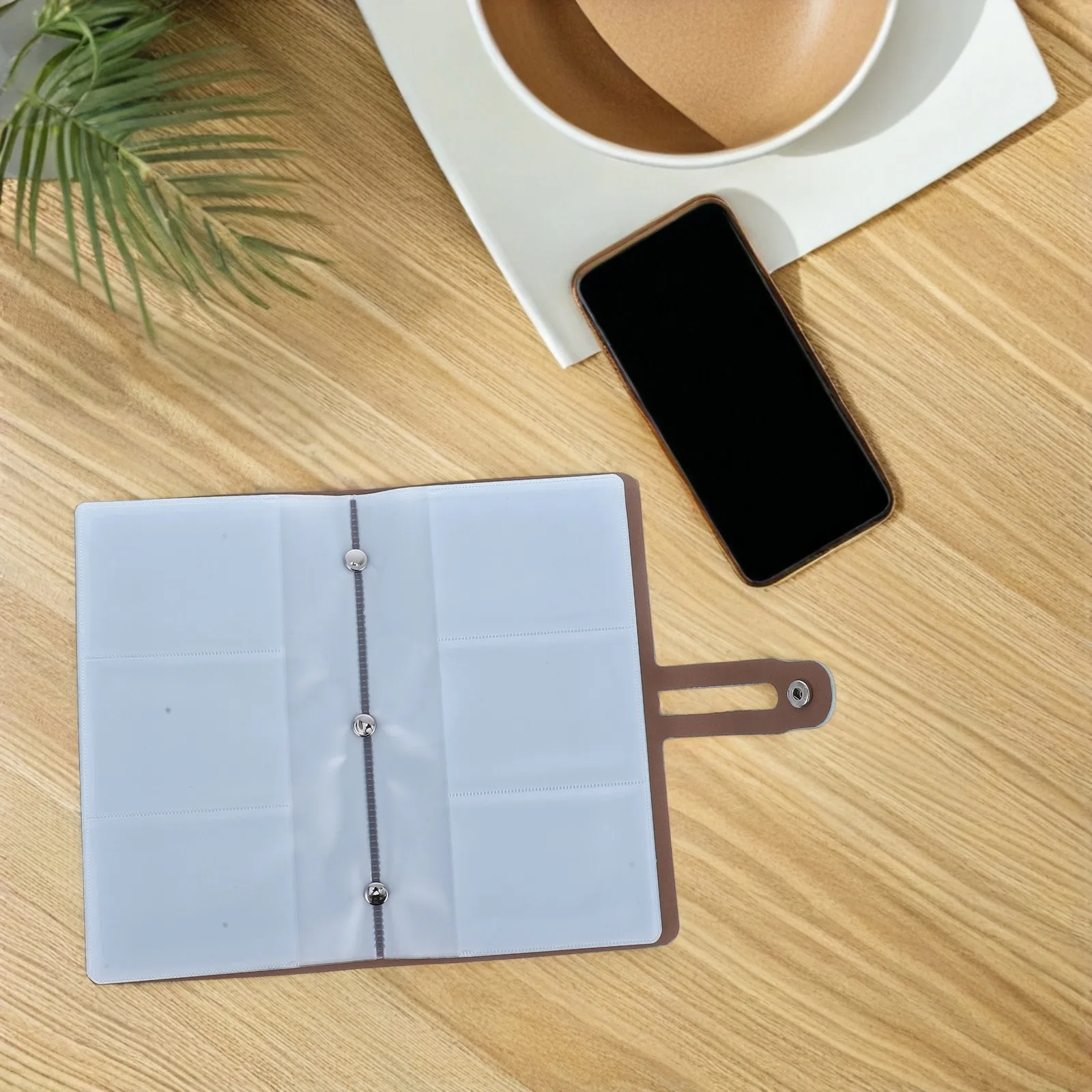 

Stylish Business Holder Organizer Compact Portable Storage Credit Protection Pouch Management Tool Card File Organizer Card