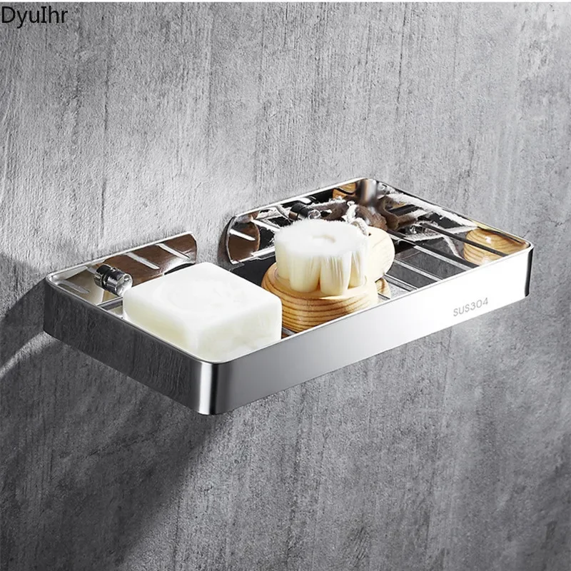 

1 шт., держатель для мыла из нержавеющей стали, слив для унитаза, настенная полка для хранения, мыльница, полка для ванной комнаты, сетка для мыла, аксессуары для ванной комнаты