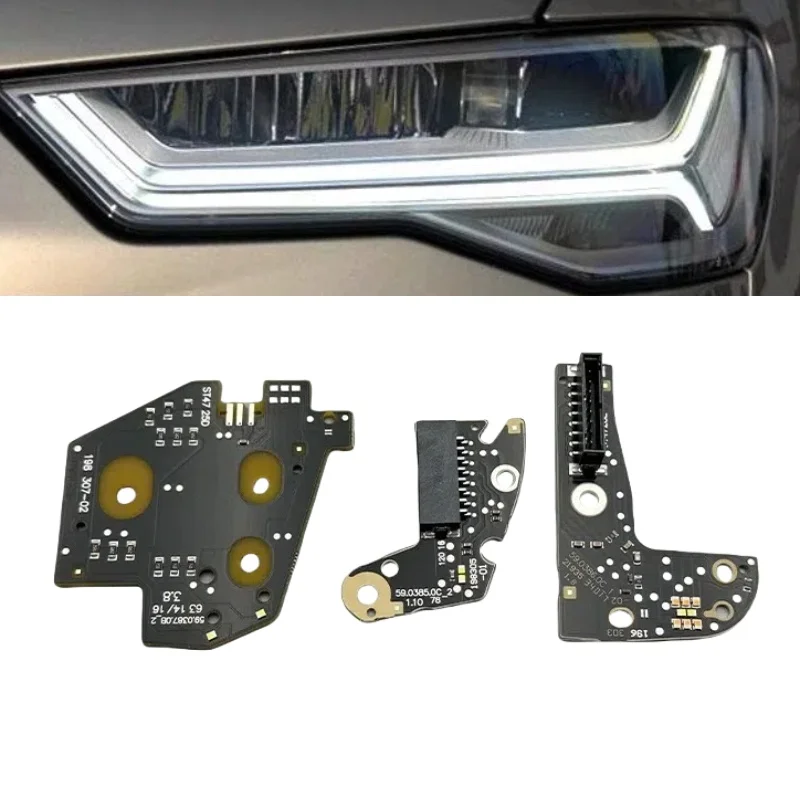 OE# 19691-02 19691-01 NEW LED Headlight PCB Chip Board LED Module DRL Matrix Headlight For AUDI A6 C7 PA 2016 2017 2018