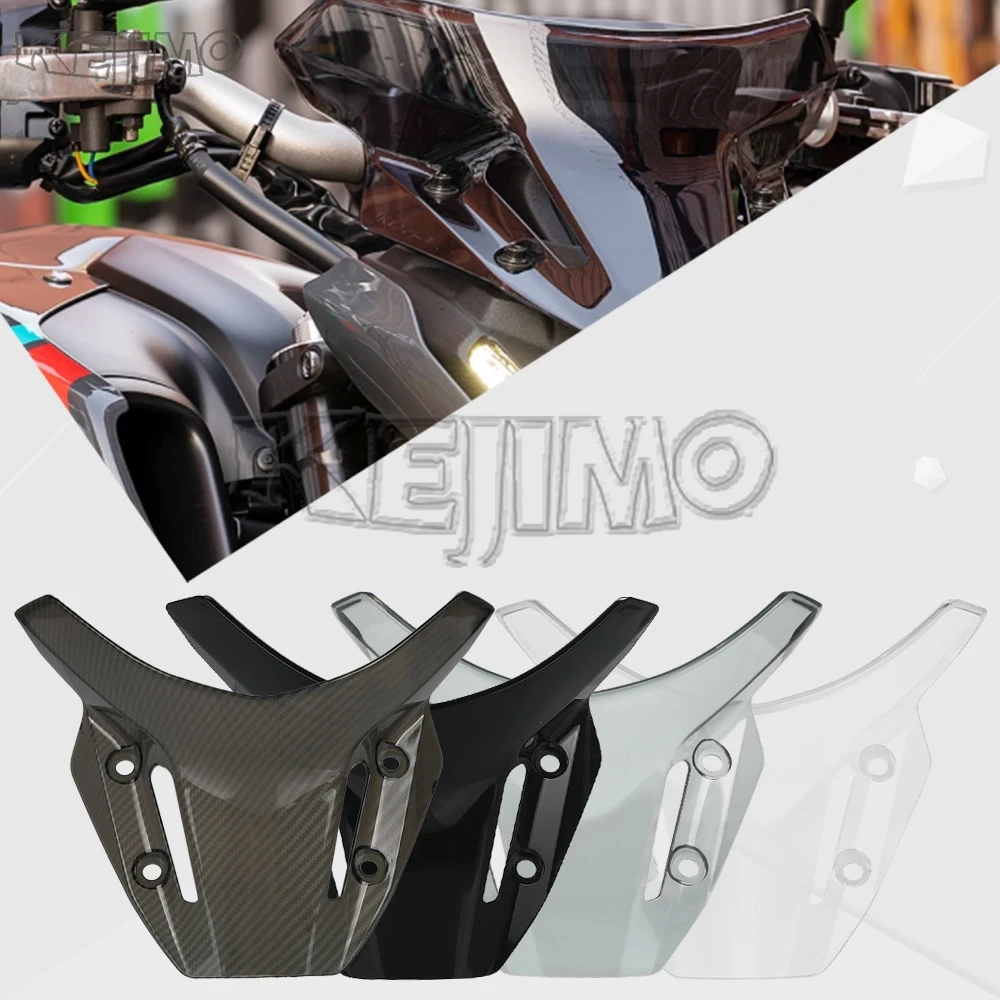 

Windshield Windscre For YAMAHA MT-09 2021 2022 2023 MT09 21-23 FZ09 FZ-09 Motorcycle Sport Windshield Visor Black Windscreen