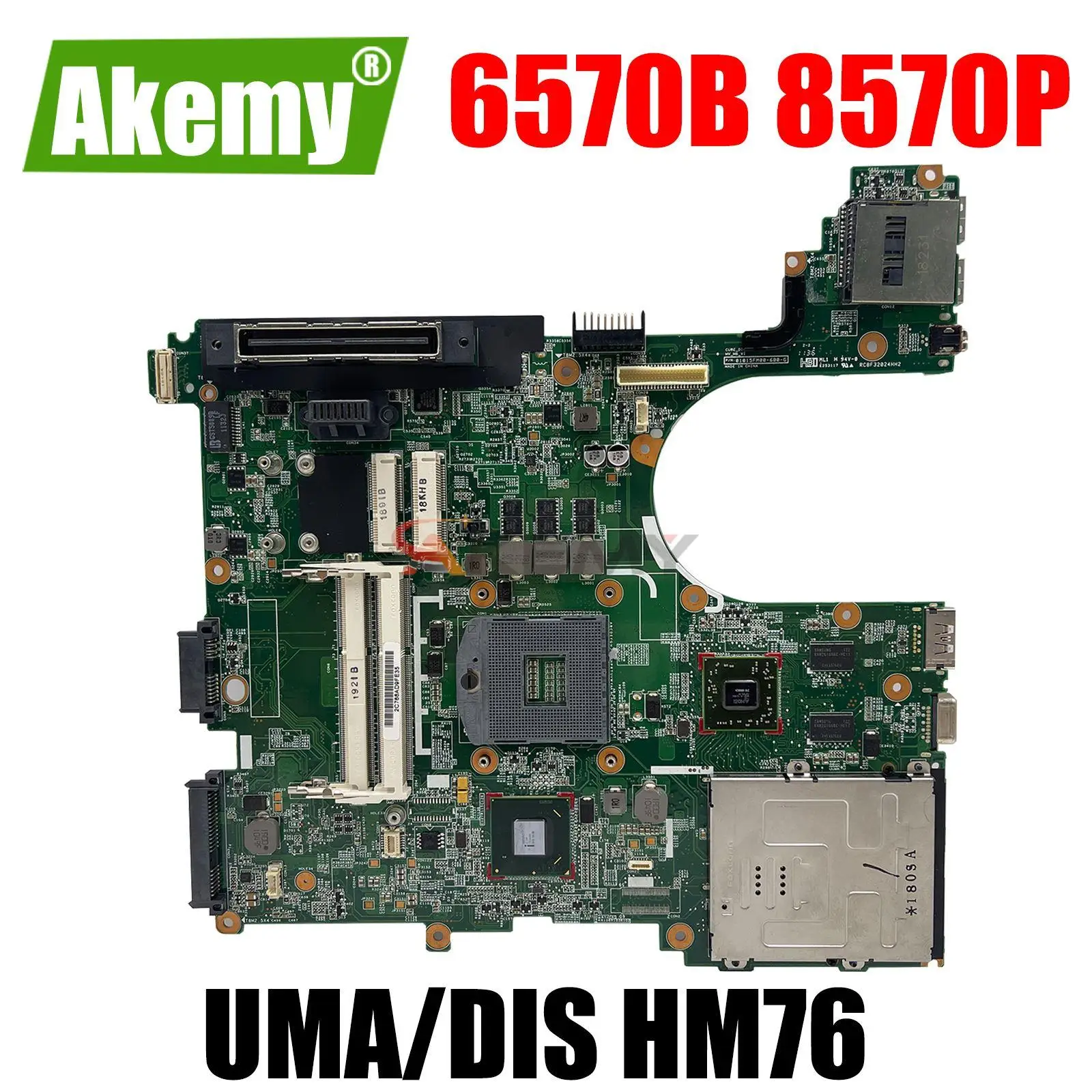 

For HP Probook 6570B 8570P Laptop motherboard Mainboard HM76 DDR3 6570B 8570P motherboard 686971-001 686976-001