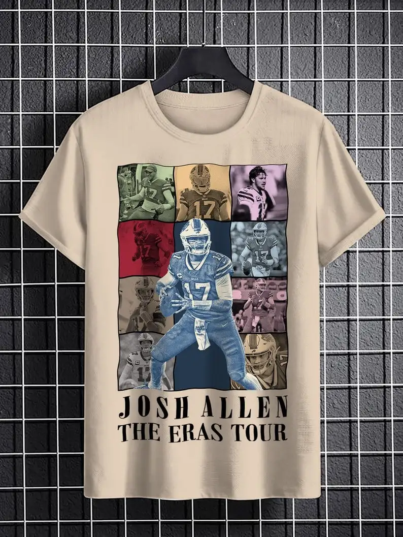 Josh Allen The Eras T-Shirt, Unisex Shirt, Gift For Women and Man Unisex T-Shirt, Fans Gift JA18