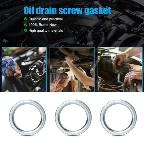 Imagen 2 del producto MD-MD de moda para requisitos particulares 050317   21513-21000 14*19*2 tapón de drenaje de aceite juntas de arandela para Mitsubishi L200 Lancer Pajero Eclipse para Volvo para Peugeot