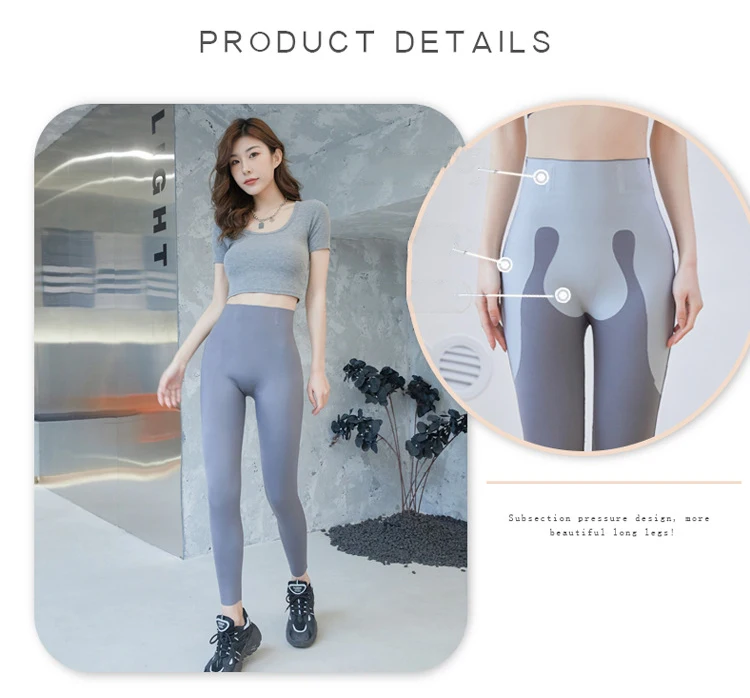 BIVIGAOS Micro-Pressed Butt Lifter Leggings Women 5D Slim Spring Autumn High Waist Fitness Push Up Leggings Sport Shark Pants