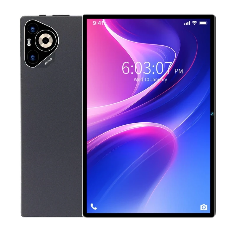 تابلت P7 Type-C مقاس 10.1 بوصة يعمل بنظام Android 13 يدعم مكالمات 2G\3G\4G 3GB+32GB MT6570 معالج 8 كور 1280 × 800 بكسل بطاقات Sim * 1