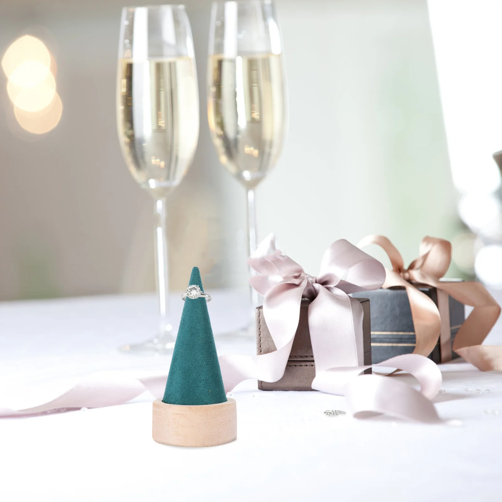 

Прочная деревянная подставка для колец, простой дизайн, органайзер для ювелирных изделий на палец, подставка для хранения колец, стойка для хранения ювелирных изделий на палец