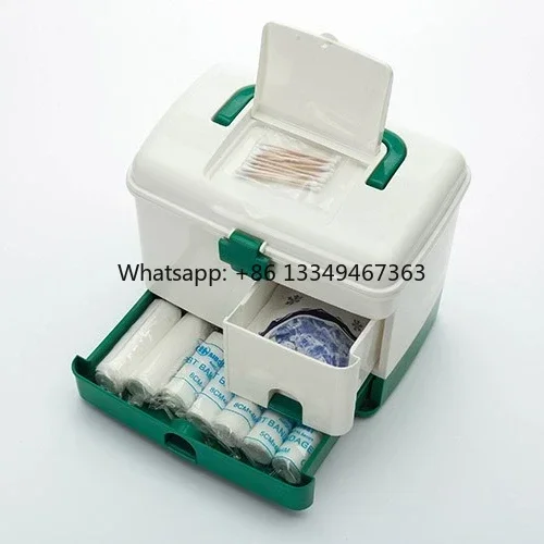 

Manufacturer Survive Kit Comprehensive First Aid Kit Set for Family and Office Portable Plastic Waterproof First Aid KIt Fast Sh