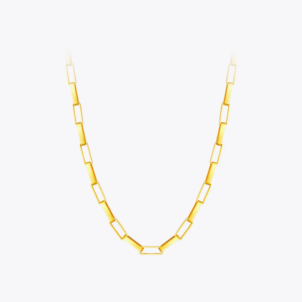 ENFASHION Punk Chain Necklaces Gold Color Stainless Steel Choker Necklace Fashion Jewelry For Women Collier Friends Gift P203161