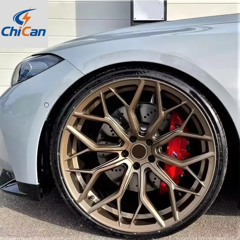 

[2026] Новые кованые диски Chican Custom Forged из бронзы, вогнутые, 5X114.3 5X130 5X120, 18-22 дюйма, спортивные, с глубокой полкой, подходят для BMW